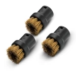 KARCHER ΣΕΤ ΣΤΡΟΓΓΥΛΗΣ ΒΟΥΡΤΣΑΣ ΜΕ ΜΕΤΑΛΛΙΚΕΣ ΤΡΙΧΕΣ ΑΤΜΟΚΑΘΑΡΙΣΤΗΣ